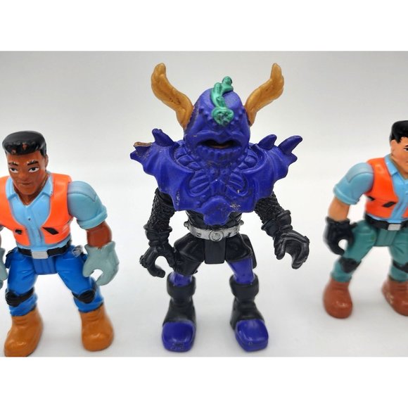 Fisher Price Imaginext 5 Figures 2.25 In Construction Workers Knight King Brave - Picture 4 of 15